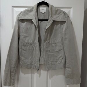 Vince Women's Light Gray Utility Jacket